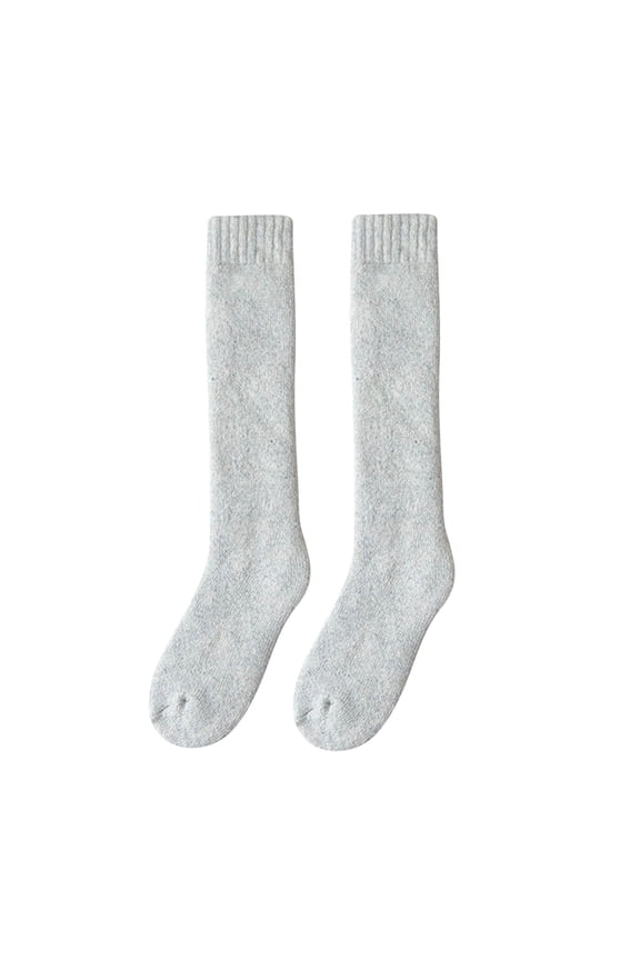 Stockings for Women Woolen Calf Socks Autumn Winter Stockings With Extra Thick Wool Ring for Warmth Knee