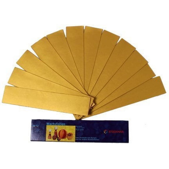 Stockmar Decorating Beeswax, Gold, 12pk