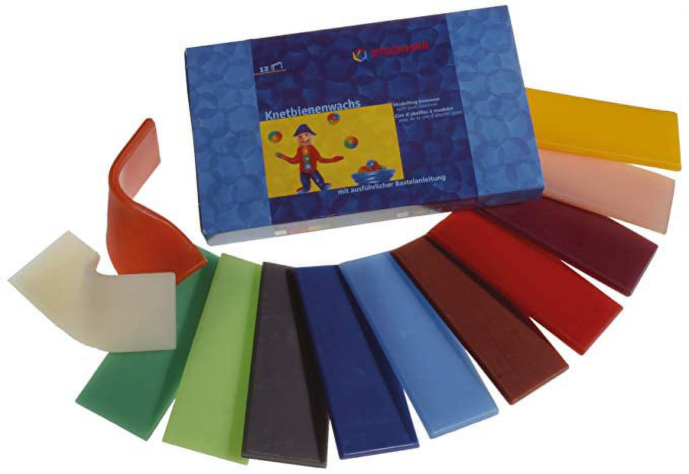 Stockmar Modeling Beeswax - 12 Assorted Sheets