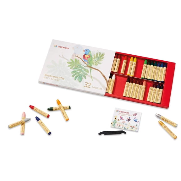 Stockmar Wax Stick Crayons 32 Colors