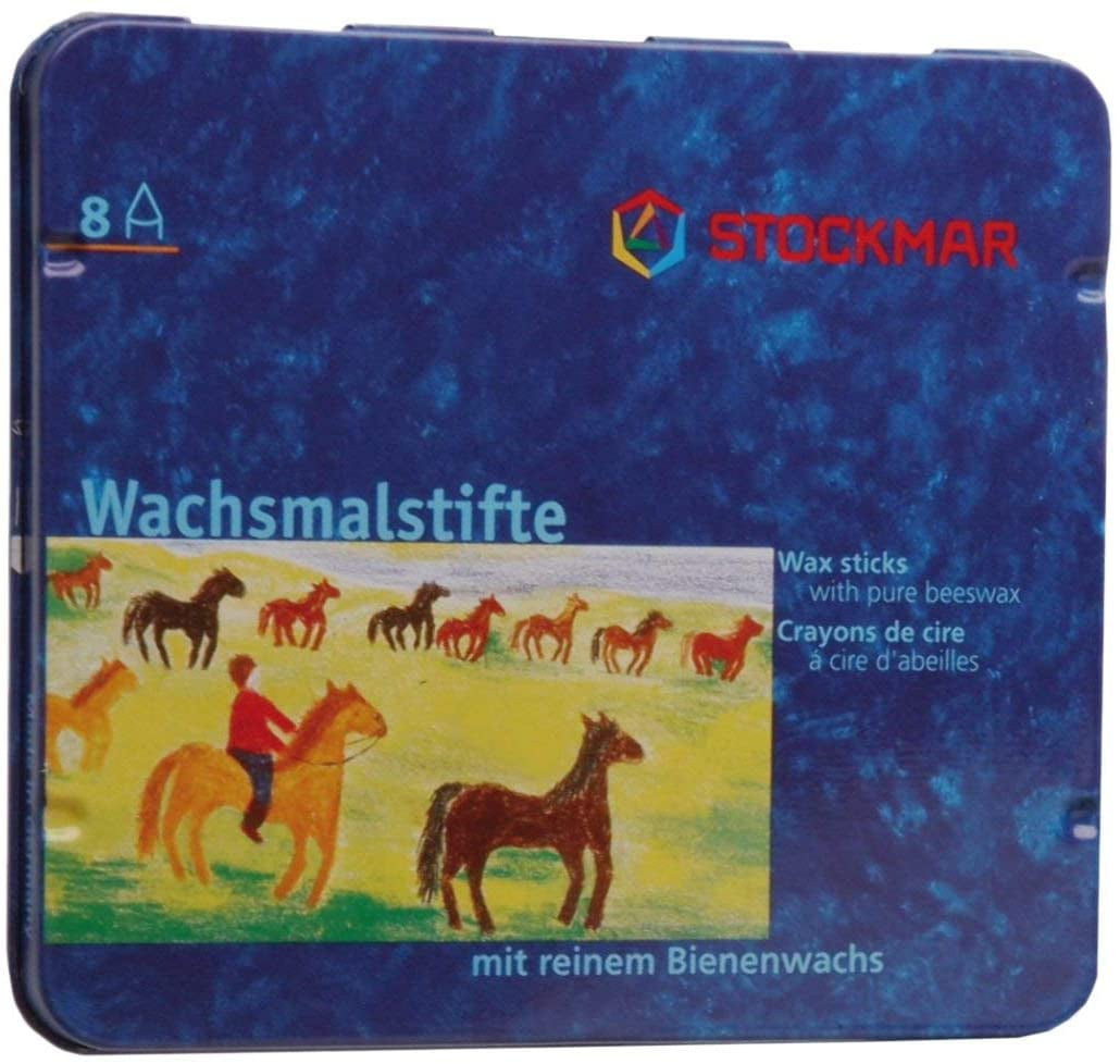 Stockmar Wax Stick Crayons - 8 Colors