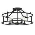 thumbnail image 1 of Stockton 5-Light Ceiling Light in Matte Black, 1 of 6