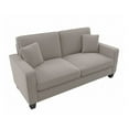 thumbnail image 1 of Stockton 73W Small Living Room Sofa in Beige Herringbone Fabric, 1 of 10