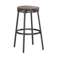 thumbnail image 1 of Stockton 25 in. Grey Backless Swivel Counter Stool, 1 of 8