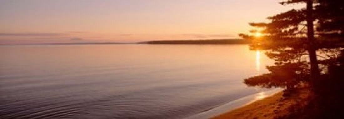 Stockton Island Lake Superior Wisconsin Canvas Art - Panoramic Images (35 x 12)