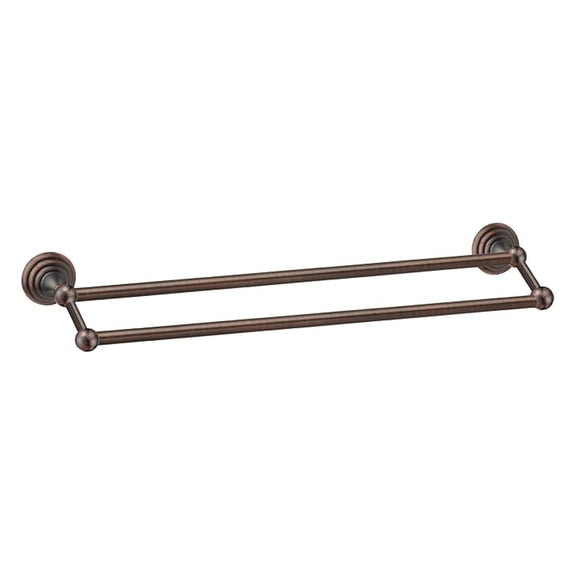 Stockton Series Oil Rubbed Bronze 24" Double Towel Bar