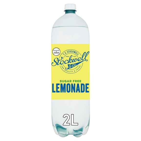 Stockwell & Co Sugar Free Lemonade 2L, Imported from Britain