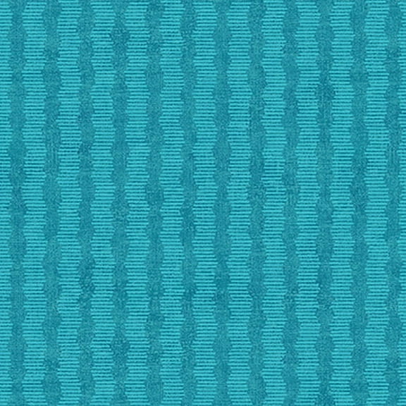 Stof European Basically Lines Forming Vertical Stripes Turquoise Cotton Fabric By The Yard