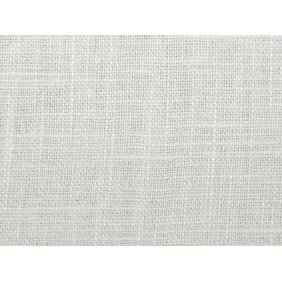 Stof France Coated Cotton Ramie Blend Fabric White - per yard