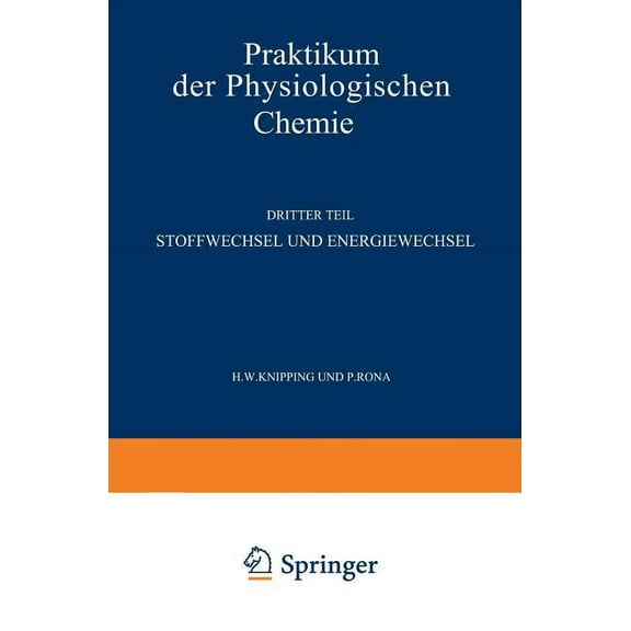 Stoffwechsel Und Energiewechsel, (Paperback)