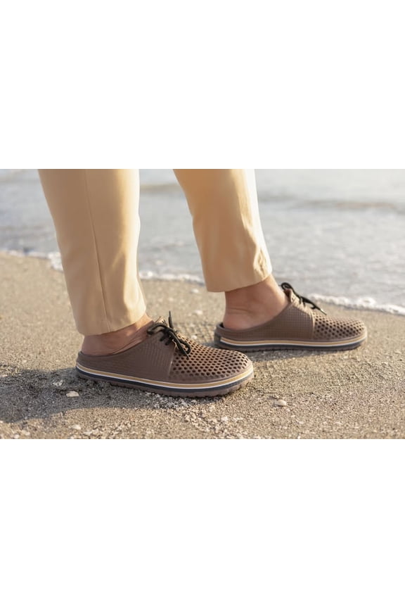 Men's Size 9 Tan Fashion Forward Summer Foot Ware Waterproof Sandals Slides
