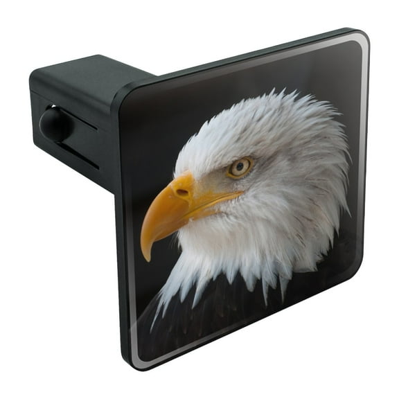Stoic Bald Eagle Tow Trailer Hitch Cover Plug Insert 1 1/4 inch (1.25")