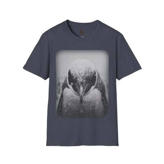 Stoic Penguin in the Snow - Comfort Wear for Wildlife Care
