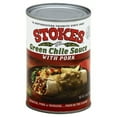 thumbnail image 1 of Stokes Green Chile Sauce with Pork, 15 Ounce (Pack of 20), 1 of 1