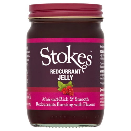 Stokes Redcurrant Jelly 215g, British Import (Pack of 2)