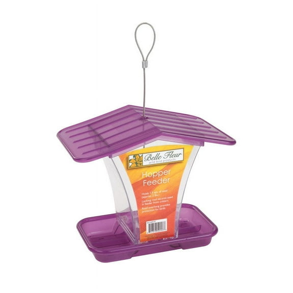 Hiatt Manufacturing Stokes Select Hopper Bird Feeder - 2-3.9 Lb Capacity - Purple