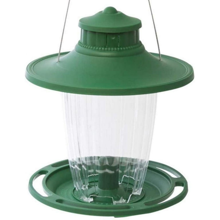 Stokes Select Bird Feeder, 5 Feeding Ports, 4.3-Lbs Bird Seed Capacity, Lantern-Style Wild Bird Feeder, Green Stokes Select Bird Feeder, 5 Feeding Ports, 4.3-Lbs Bird Seed Capacity, Lantern-Style Wild Bird Feeder, Green