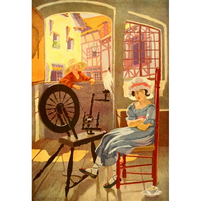 Stokes' Wonder Book 1919 Crosspatch, draw the latch Poster Print by