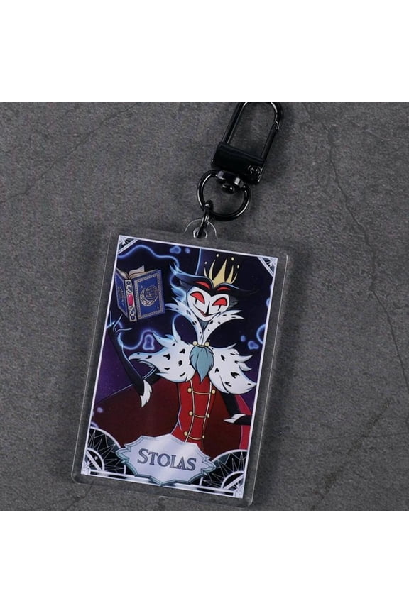 Stolas TCG Keychain | Helluva Boss Fan-made Merch (1 keychain)