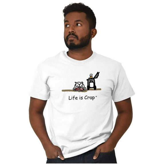 Stolen BBQ Steak Dog Funny Grilling Men's Graphic T Shirt Tees Brisco Brands M