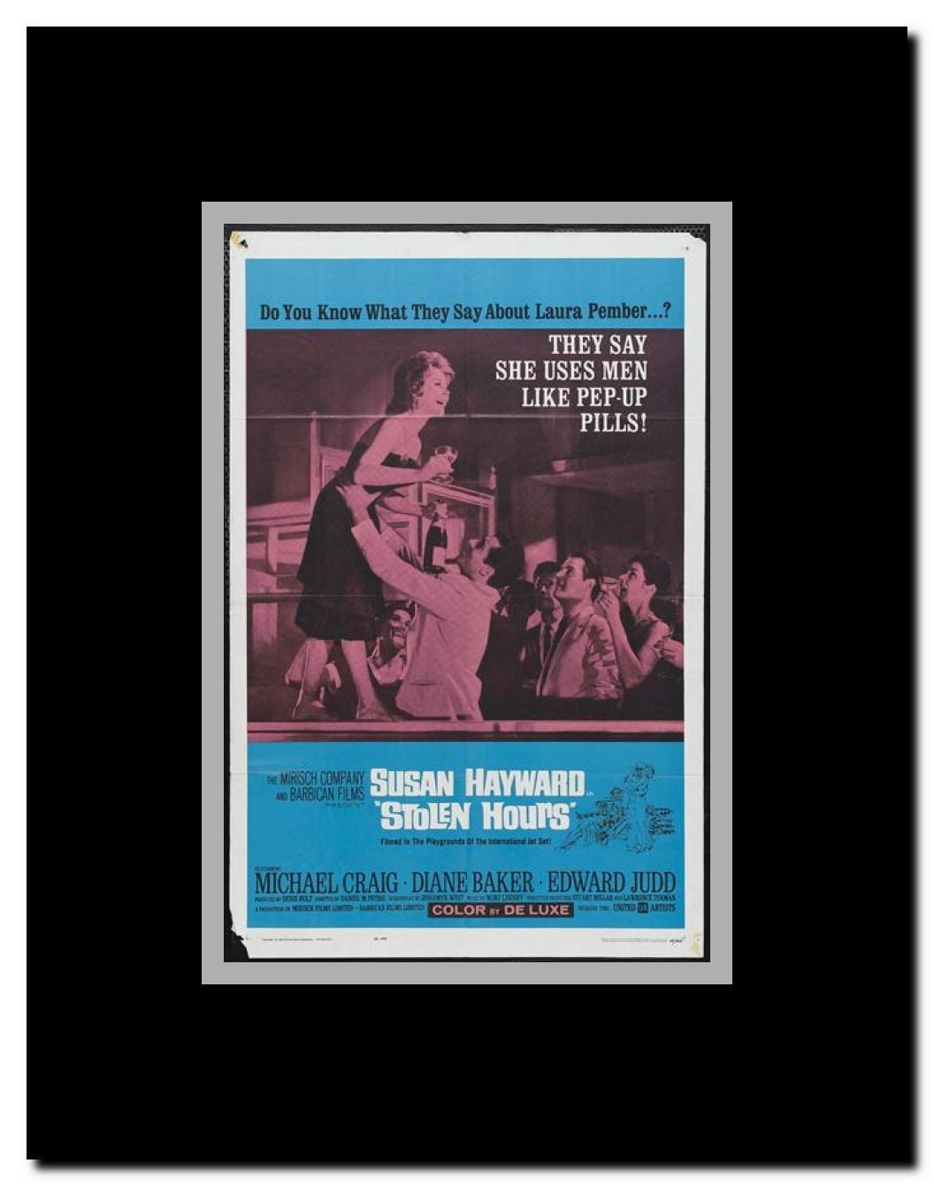 Stolen Hours Framed Movie Poster