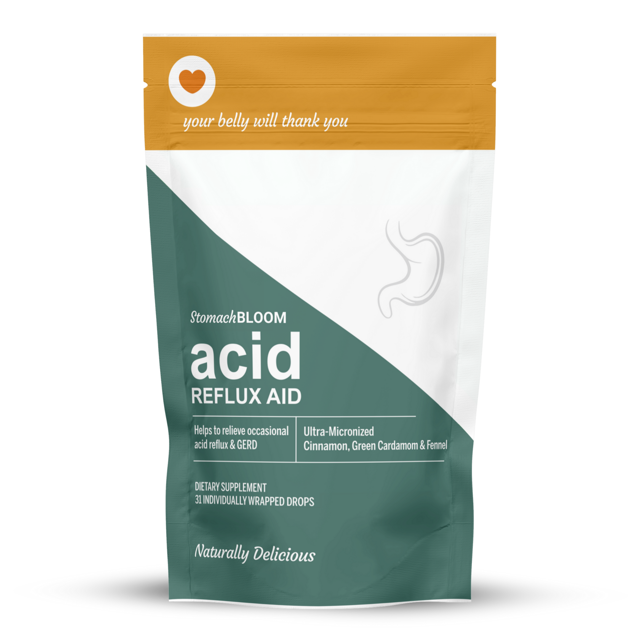 Stomach Bloom Heartburn Relief & Acid Reducer, Antacid, Magnesium