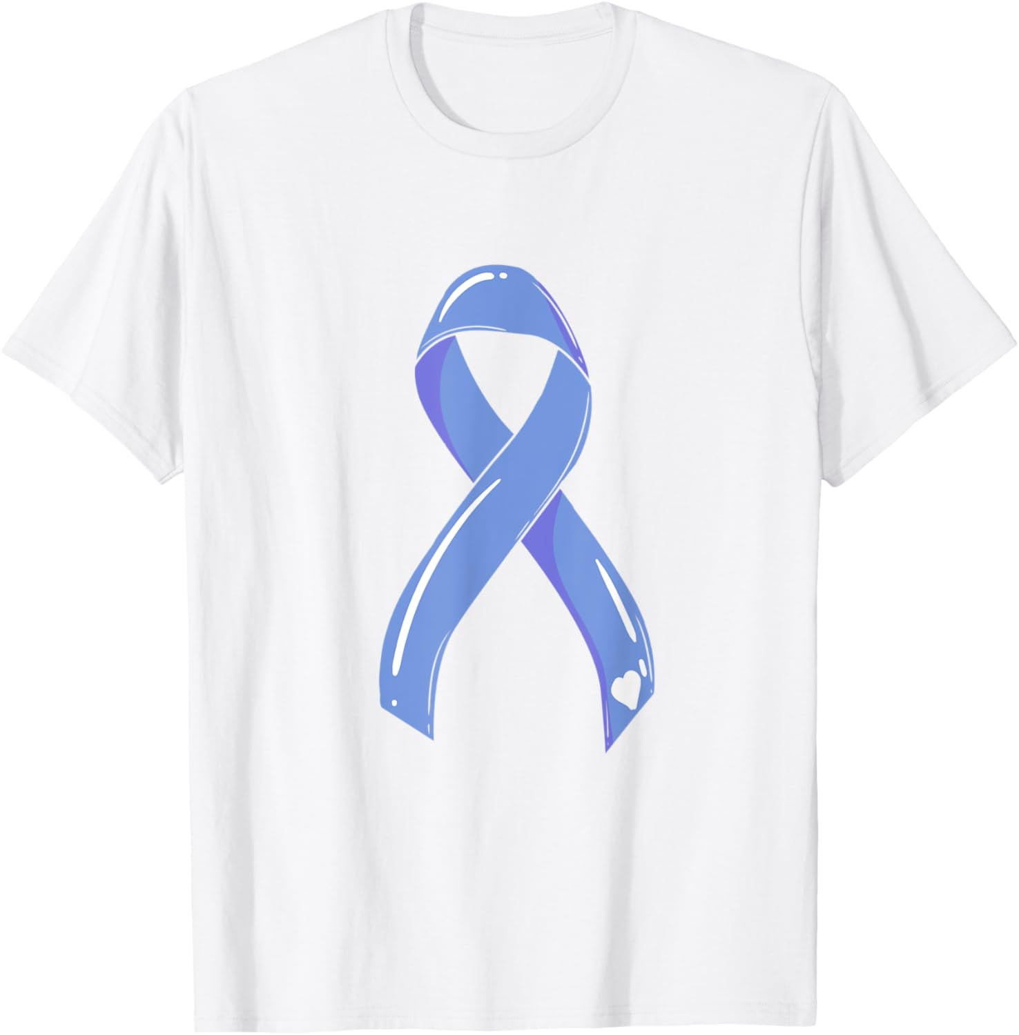 Stomach Cancer Ribbon Blue Survivor Fighter Gastric Chemo T-Shirt ...