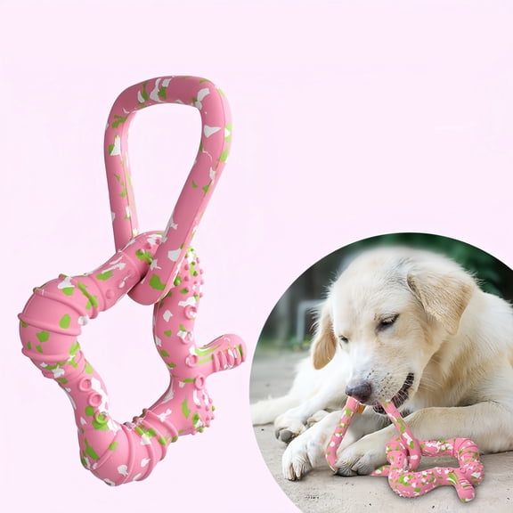 & Stomach Dog Chew Toy 99.99% Natural Rubber,Eco-Friendly , Gentle Care, Especially Friendly To Puppies In The Teething,Pet Enrichment Toys,Gifts for Pets and Pet Lovers(Pink)