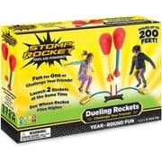Stomp Rocket Original Dueling Rocket Launcher for Kids - SOARS 200 FEET - 4 Rockets and Multi-Player Adjustable Launcher Stand - Fun Outdoor Toy and Gift - Boys or Girls Age 5+ Years Old