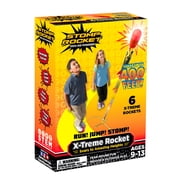 Stomp Rocket  X-Treme, 6 Rockets - Outdoor Rocket Toy Gift for Boys and Girls- with Rocket Launcher - Ages 9 Years and Up