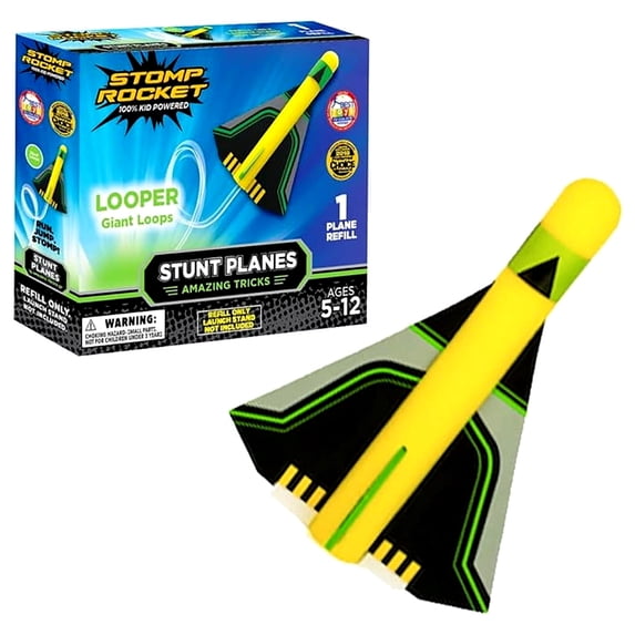 Stomp Rocket® Stunt Planes Refill - 1 Looper Plane