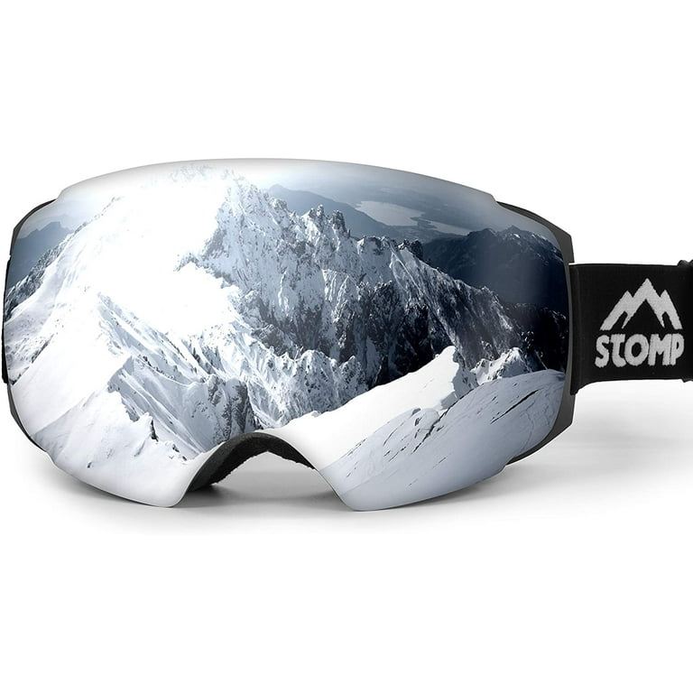 Stomp Ski Goggles PRO - Frameless, Interchangeable Lens 100% UV400