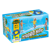 Stomp Sports Hydro Hop Water Jump Rope, 26-Foot Sprinkler Jump Rope with 12 Water Jets, Backyard Outdoor Water Toy for Kids Ages 3+