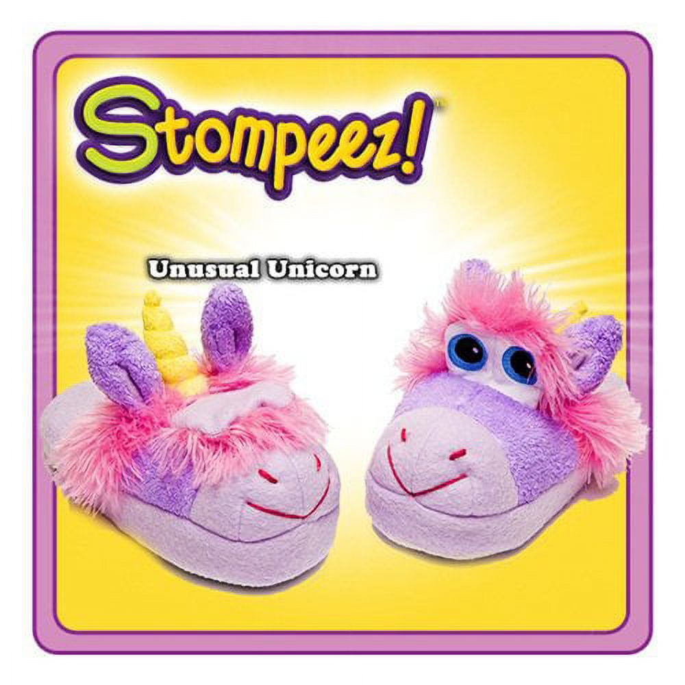 Stompeez Unusual Unicorn Slippers Small Medium
