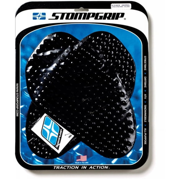 Stompgrip 50-12-0001B Universal Traction Sportbike Kit - Black