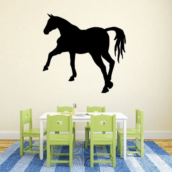 Stomping Horse Silhouette Decal - 36 Inches