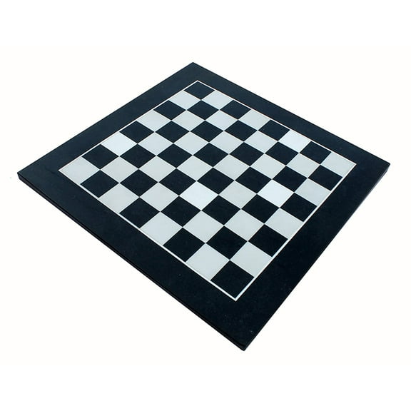 StonKraft - 12" x 12" Collectible White Natural Stone & Marble Chess Board Without Pieces - Only Chess Board No Pieces