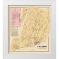 thumbnail image 1 of Stone 12x13 White Modern Wood Framed Museum Art Print Titled - Collins New York Landowner - Stone 1866, 1 of 4