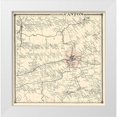 thumbnail image 1 of Stone 15x15 White Modern Wood Framed Museum Art Print Titled - Canton New York Landowner - Stone 1865, 1 of 4