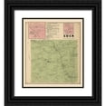 thumbnail image 1 of Stone 15x17 Black Ornate Wood Framed with Double Matting Museum Art Print Titled - Eden New York Landowner - Stone 1866, 1 of 4