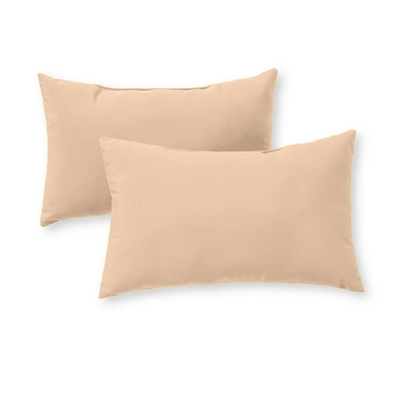 Stone 19 x 12 in. Outdoor Rectangle Throw Pillow (Set of 2) by Greendale Home Fashions