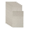 thumbnail image 1 of Stone Abstract Leaf Print Fridge Fabric Liner 12x24 (Set of 6), 1 of 2