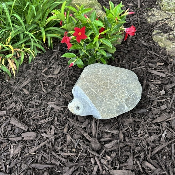 Stone Age Creations 10" Boulder Turtle, Stone
