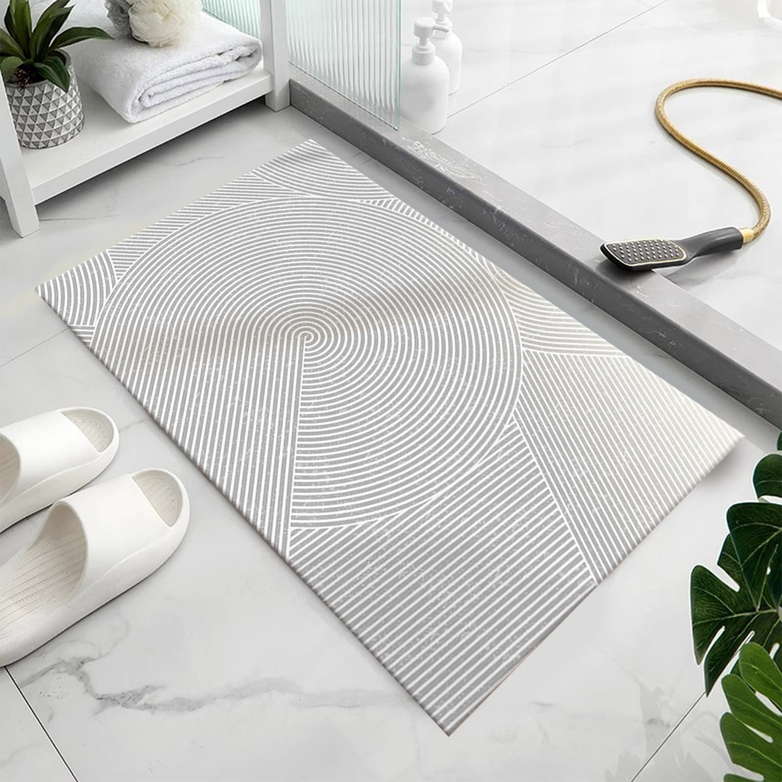 Stone Bath Mat Diatomaceous Earth Bath Mat Non-Slip Super Absorbent Stone Bath Mats for Bathroom Quick Drying Diatomite Stone Shower Mat Large Natural Easy to Clean(23.6×15.4" Beige) - Walmart.com