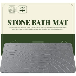 Closefriend Diatomite Stone Bath Mat - Fast Drying Bathroom Mat Stone,  Diatomaceous Earth Bath Mat Non-Slip, Absorbent Stone Mat Quick Dry  (23.6*15.4) - Yahoo Shopping
