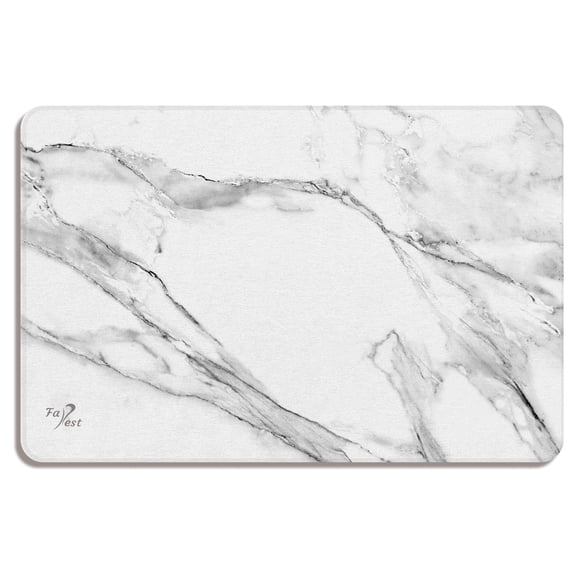 Stone Bath Mat Diatomaceous Earth Shower Mat Non-Slip Super Absorbent Diatomite Stone Bath Mats for Bathroom Floor Quick Drying Natural Easy to Clean (23.5 x 15) - Sandstone