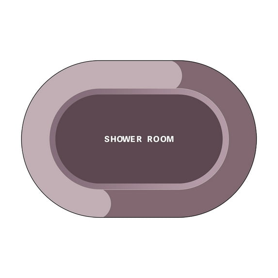 Stone Bath Mat Diatomaceous Earth Shower Stone Bath Mats for Bathroom Quick Drying Non Slip Super Absorbent Diatomite Stone Bath Mat for Laundry Room Floor Kitchen Easy to Clean 24"x16"