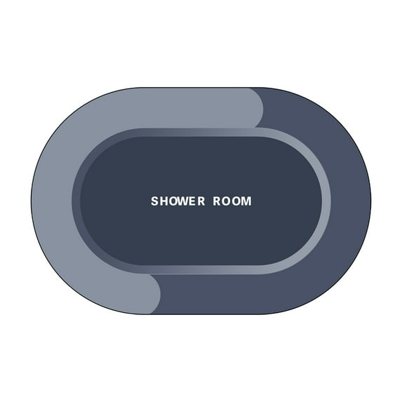 Stone Bath Mat Diatomaceous Earth Shower Stone Bath Mats for Bathroom Quick Drying Non Slip Super Absorbent Diatomite Stone Bath Mat for Laundry Room Floor Kitchen Easy to Clean 24"x16"