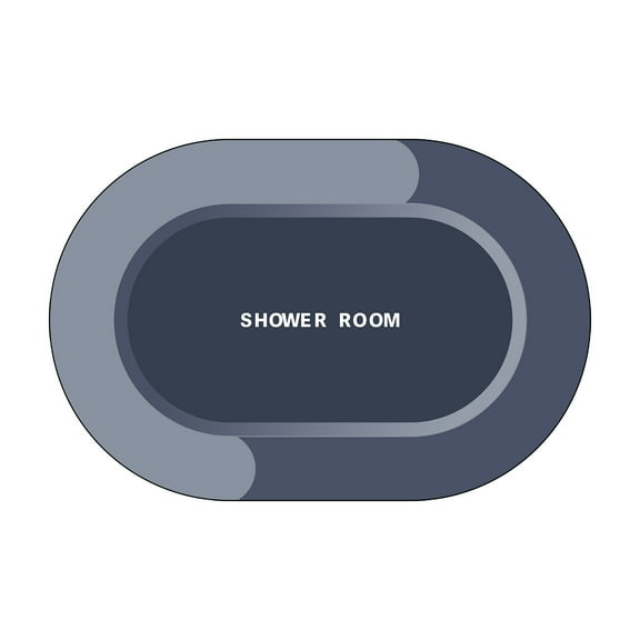 Stone Bath Mat Diatomaceous Earth Shower Stone Bath Mats for Bathroom Quick Drying Non Slip Super Absorbent Diatomite Stone Bath Mat for Laundry Room Floor Kitchen Easy to Clean 24"x16"