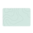 thumbnail image 1 of Stone Bath Mat Diatomite Stone Mats for Bathroom Non- Diatomaceous Earth Shower Mat Super Absorbent Bathroom Floor Mat Natural Easy to Clean(Mint Green,40x60cm), 1 of 6